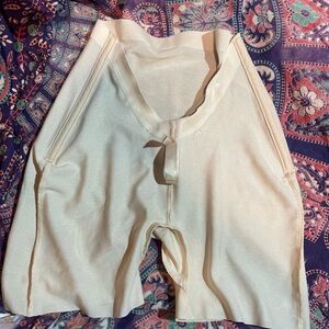 Cream Skims Shapewear Shorts